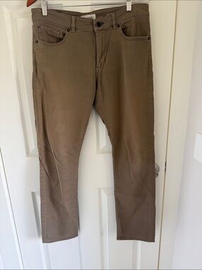 DL1961 Taupe Slim Straight Pants Men 31x32